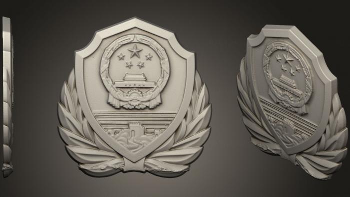 Coat of arms (GR_0392) 3D model for CNC machine